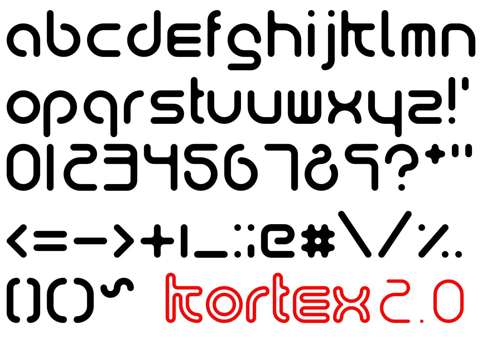kortex 2.0 font