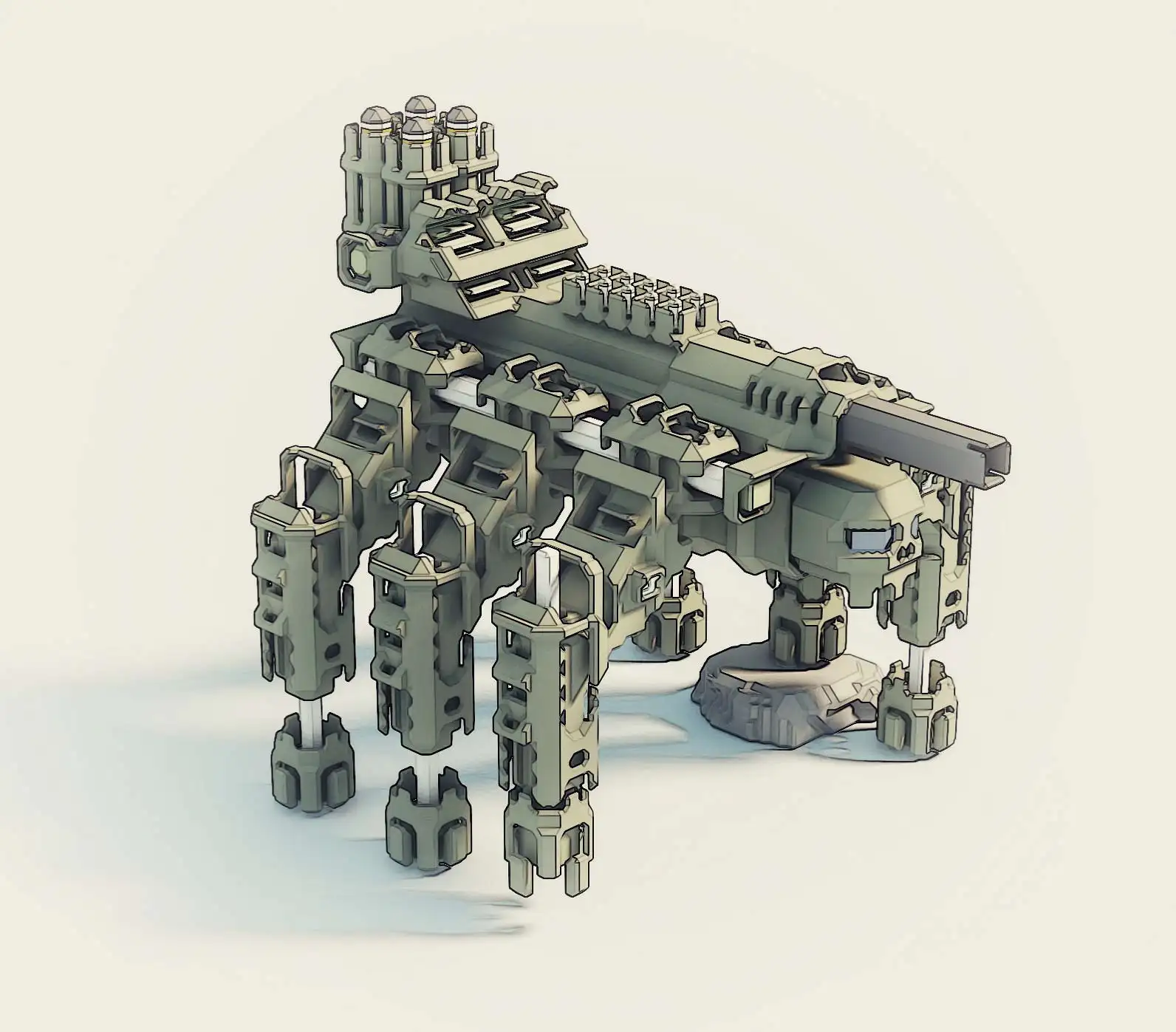 Hexapod: All-Terrain Armed Troop Transporter (AT-ATT)