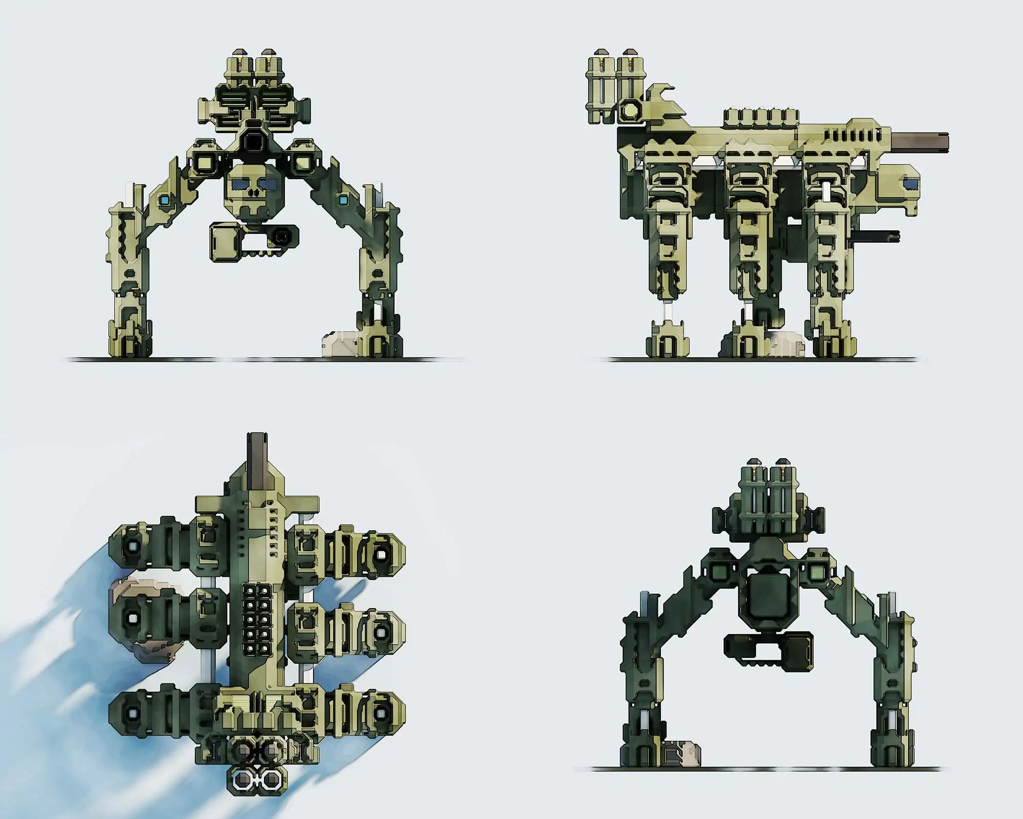 Hexapod Schematics